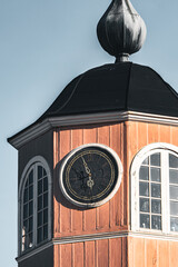 Close-Up of Historic Clock Tower.
