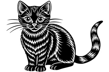 Silhouette Vector Art Illustration of