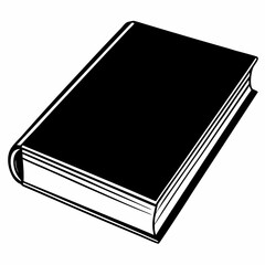 open book isolated on white background