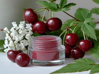 cherries and cherry jam