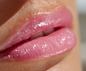 close up of lips