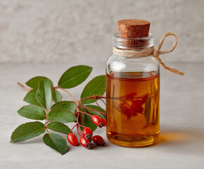 olive oil in a glass jar