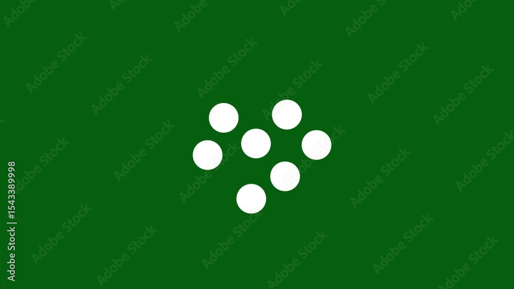 Fototapete abstract circle progress loading bar animation with dynamic design, rounding loading circle icon ani