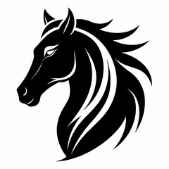 horse head silhouette