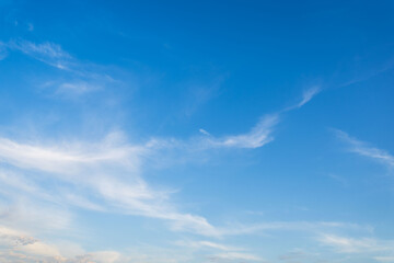  6月の空　夕暮れの青空と雲23