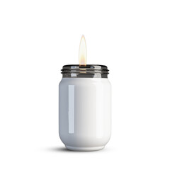candle holder isolated on white background