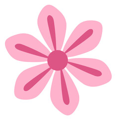 pink flower vector