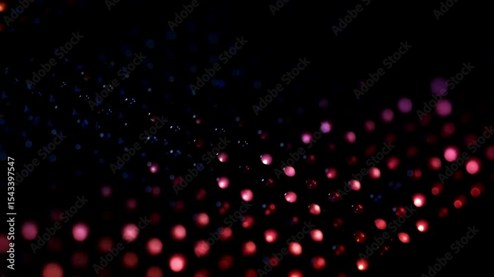 Aufkleber abstract glowing dots background animation loop for led screen display visuals motion graphics desig