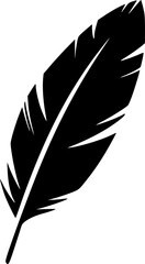 Obraz premium feather quill icon vector illustration 