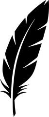 Obraz premium feather quill icon vector illustration 