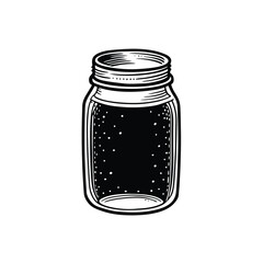 Mason Jar with Rustic Details.