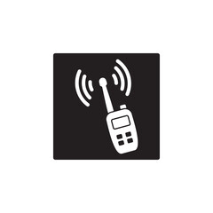 radio telephone apparatus icon symbol sign vector