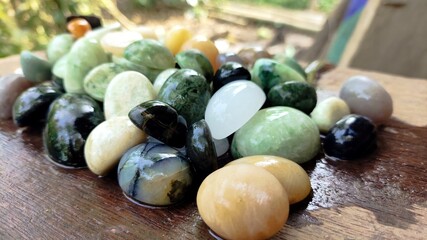 Colorful Jade Stone © Arie