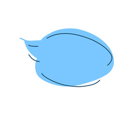 Editable Speech Bubble Illustration