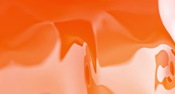 Orange Jelly dripping and juicy. Abstract wallpaper in high resolution, ideal for pc screen, web, social media and advertising. Artistic design. 