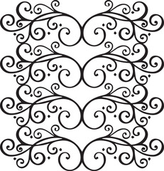 Beautiful flower art and mandala vector design