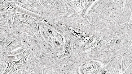 Abstract background with swirling patterns in black and white creating a dynamic visual effect