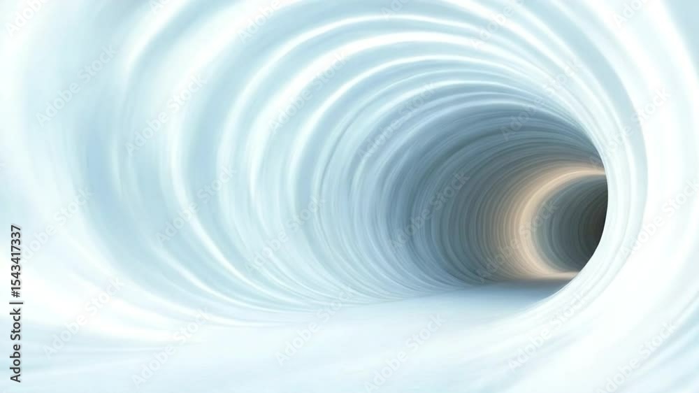Poster tunnel of light: a vibrant, captivating digital rendering of a bright, ethereal tunnel, guiding the 