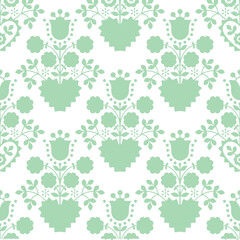 Beautiful flower art and mandala vector design