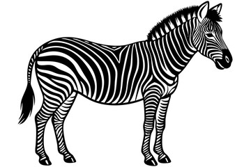 Silhouette Vector Art Illustration of