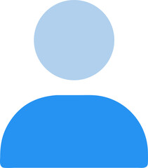 User Avatar vector icon on white or transparent background
