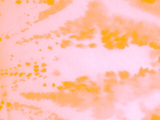 Obraz premium Tie Dye Print. Rose Gold Dye Distressed Silk.