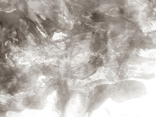 Dark Oil Paint Stroke. Ink Colours Mix Water.