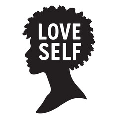 Silhouette beautiful woman face. vektor