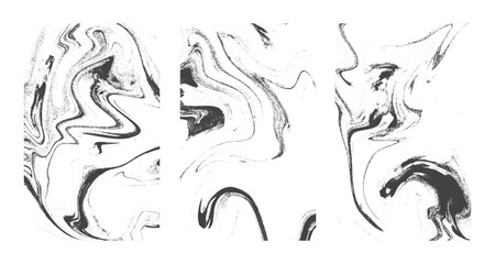 Set of Distressed overlay texture for your design, Rubbed aged texture with a halftone raster pattern.