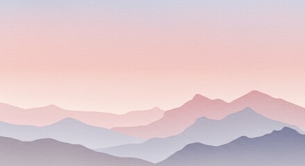 beautiful landscape you have ever seen minimalist watercolor illustration style