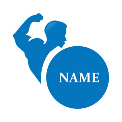 Fitness logo men 