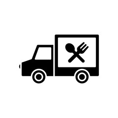 Icon a food delivery, isolated against a clean background.