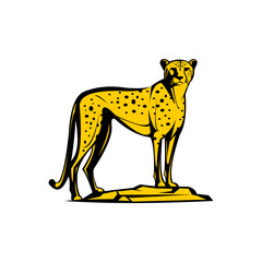 Cheetah vector logo