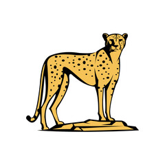 Cheetah vector logo