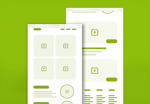 Travel Landing Page Wireframe Design Template for Website or App UIUX with Clean and Modern Layout