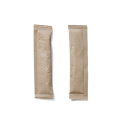 Two brown paper wrappers laid side by side, typically used for packaging or rolling items.