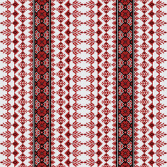 ikat Abstract Ethnic art.Seamless pattern in tribal, folk embroidery, and Mexican style. Aztec geometic  art ornament print. Design for carpet, Vector seamless pattern. Cover,wallpaper, wrapping, fabr