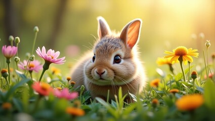 rabbit in the grass