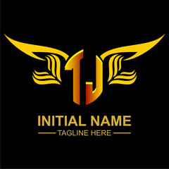 TJ Golden Wing Emblem Logo