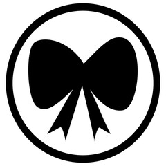 Playful Silhouette designed circular logo
