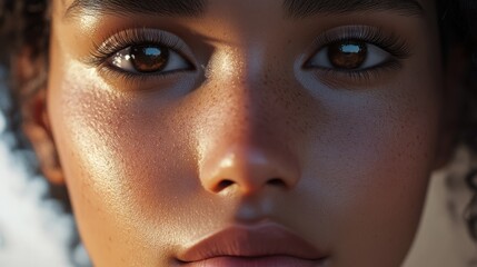 Close up portrait of person