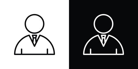 Admin icon filled flat sign concept for web design.