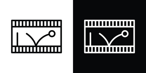 Animated icon filled flat sign concept for web design.