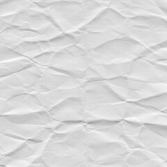 White Crumpled Paper,Crumpled Gray Paper Background,Texture of paper with kinks and dents, old and dilapidated.