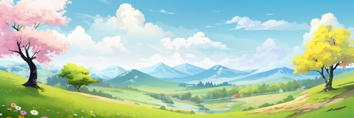 Fototapeta premium japanese landscape