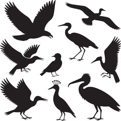 Pelican Standing on Pier Silhouette

Flying Pelican Over Water Vector Design

Pelican with Open Beak Silhouette Art

Coastal Pelican Resting Scene Vector

Pelican in Flight Silhouette Illustration