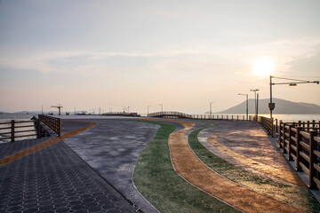 일몰, 와온해변