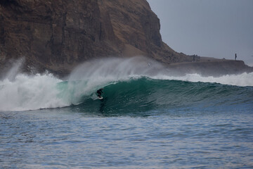 La Herradura, Lima’s premier left-hand point break, delivers world-class waves for advanced surfers chasing power and perfection. On big days, it’s not just a surf session.