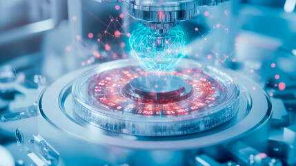 Advanced Technology Concept: Data Analysis on Futuristic Machine