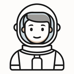 Obraz premium astronaut icon,